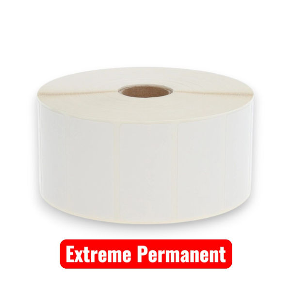 Picture of 2000 Labels 50.8 x 25.4mm Paper Thermal Transfer ExtremePerm